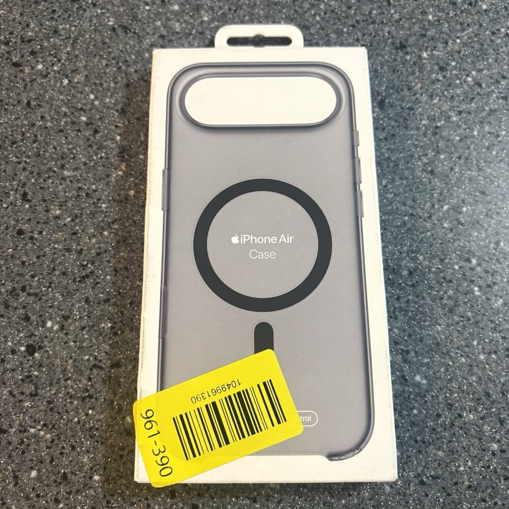 Apple iPhone Air Case MagSafe Camera Control Clear Black OEM Open Box NEW
